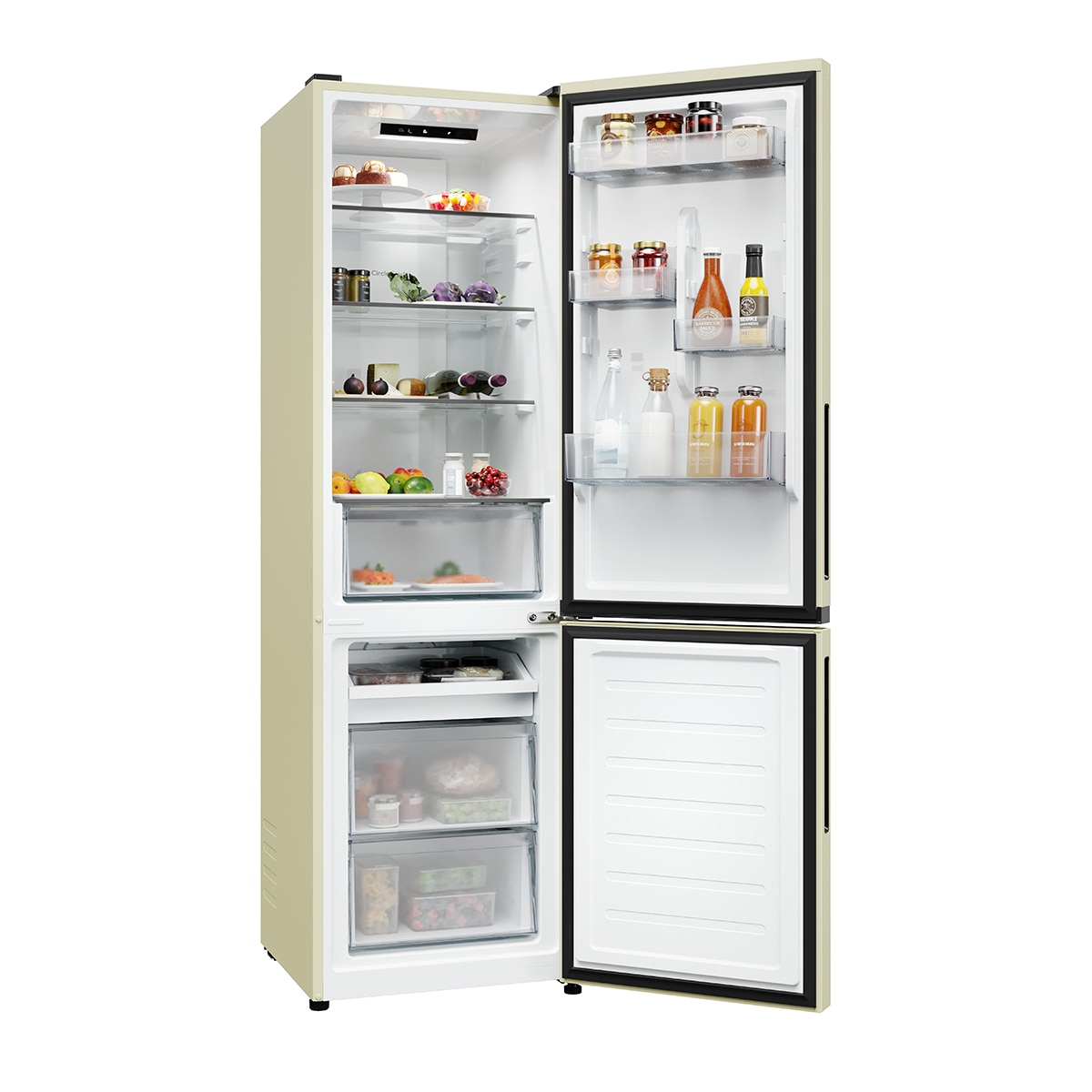 Frigorífico Combi Candy No Frost City Fresco 300 - CNCQ2T518EC - Crema Crema-5