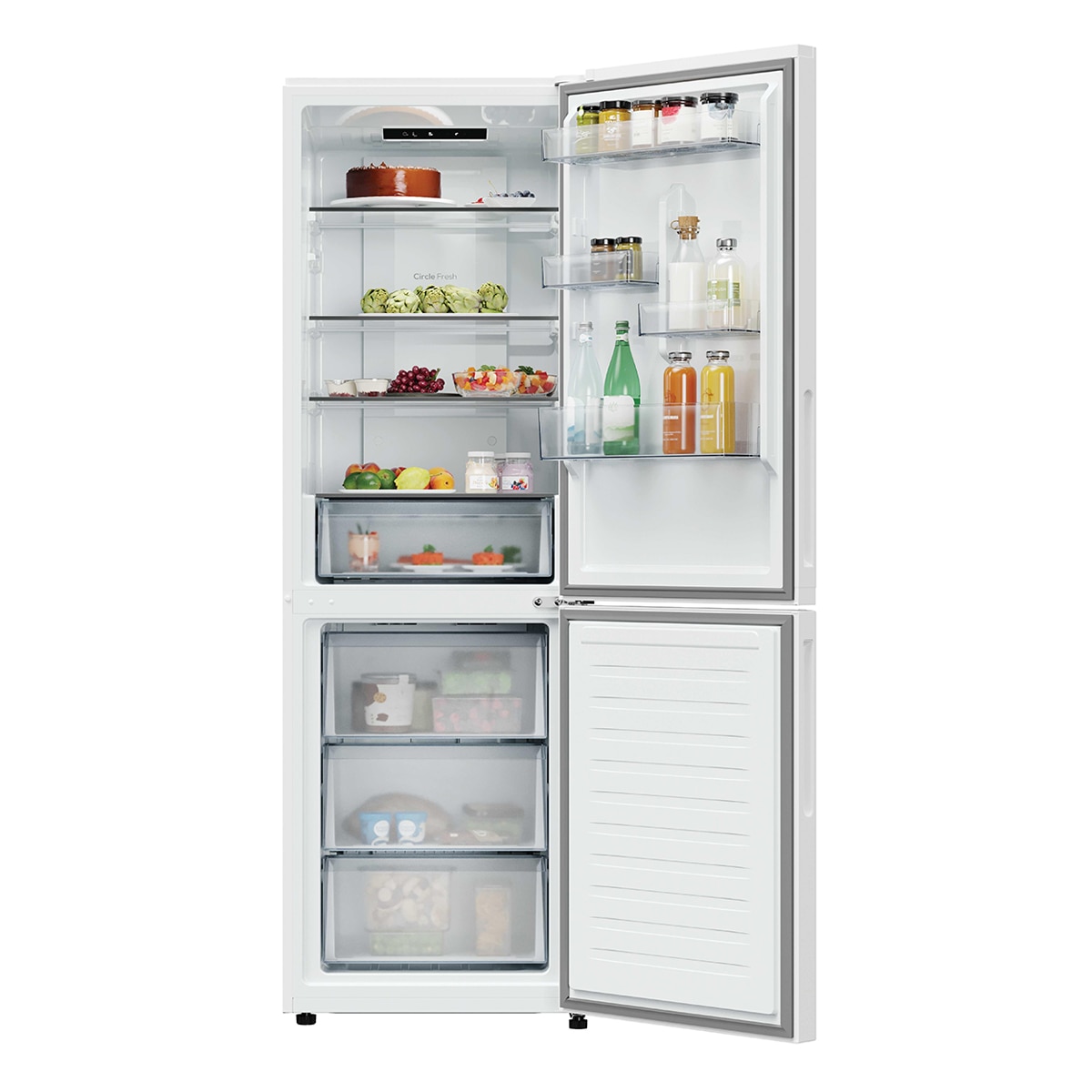 Frigorífico combi Candy Total No Frost Fresco 300 - CNCQ2T618CW Blanco-4