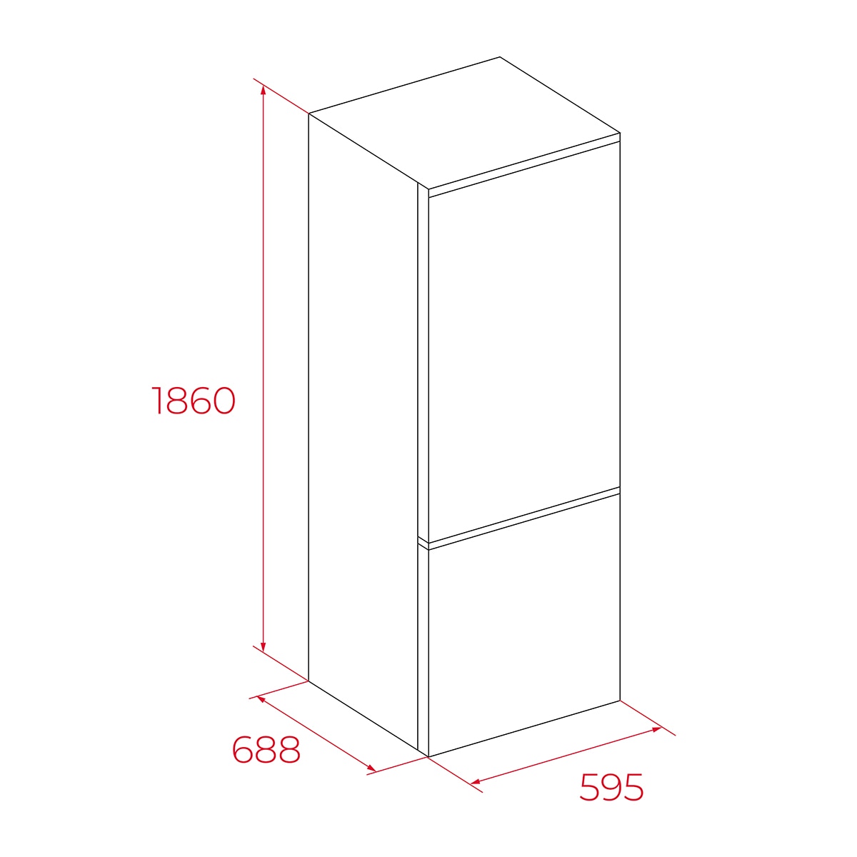 Frigorífico Combi Teka Total No Frost - RBF 64650 SS 2