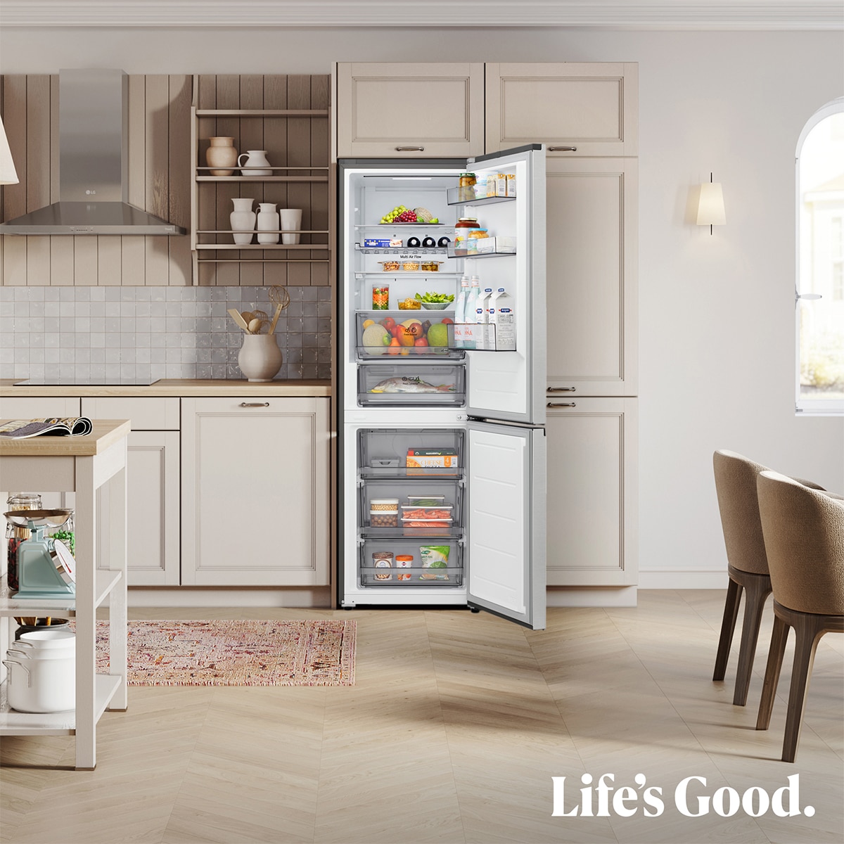 Frigorífico Combi LG DoorCooling+, 1,86m, Serie 300 - GBBS312CPY Silver-15