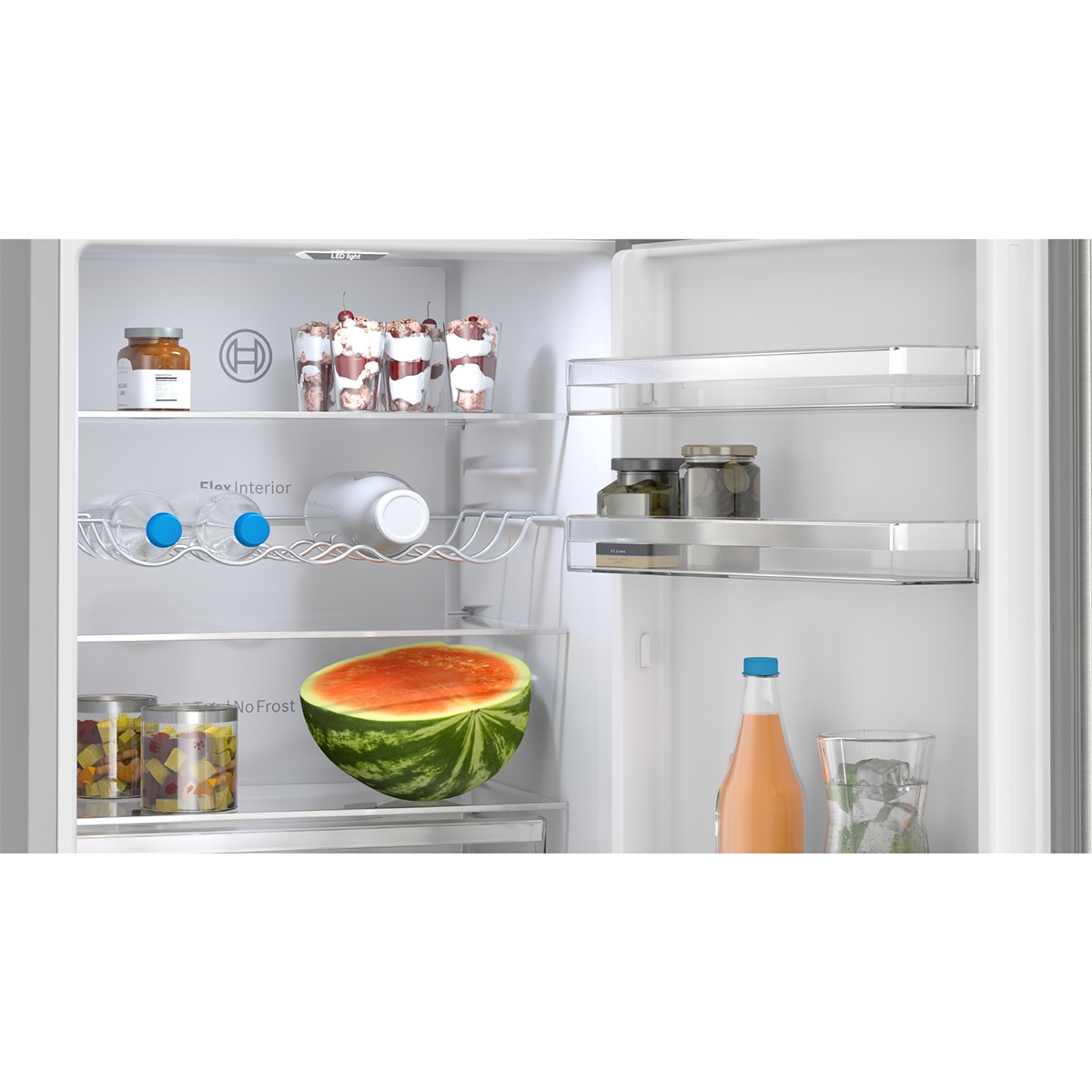 Frigorífico combi Bosch Total NoFrost - KGN362ICF Acero antihuellas-6
