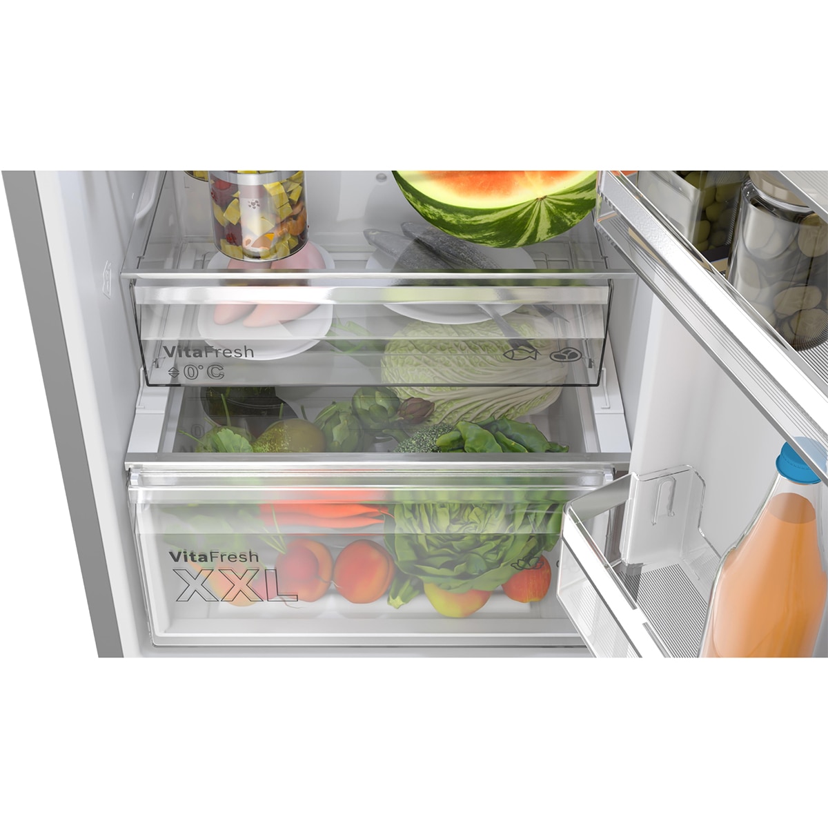 Frigorífico combi Bosch Total NoFrost - KGN362ICF Acero antihuellas-7