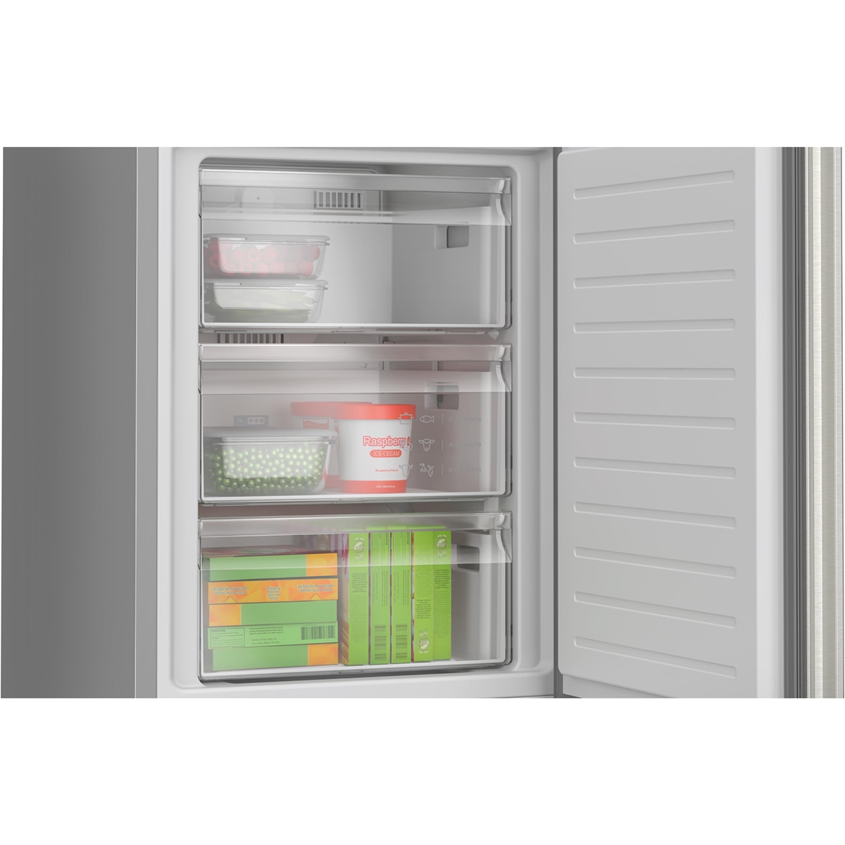Frigorífico combi Bosch Total NoFrost - KGN362ICF Acero antihuellas-8