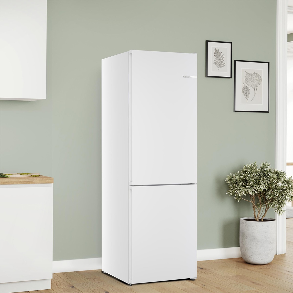 Frigorífico combi Bosch Total NoFrost - KGN362WCF Blanco-2