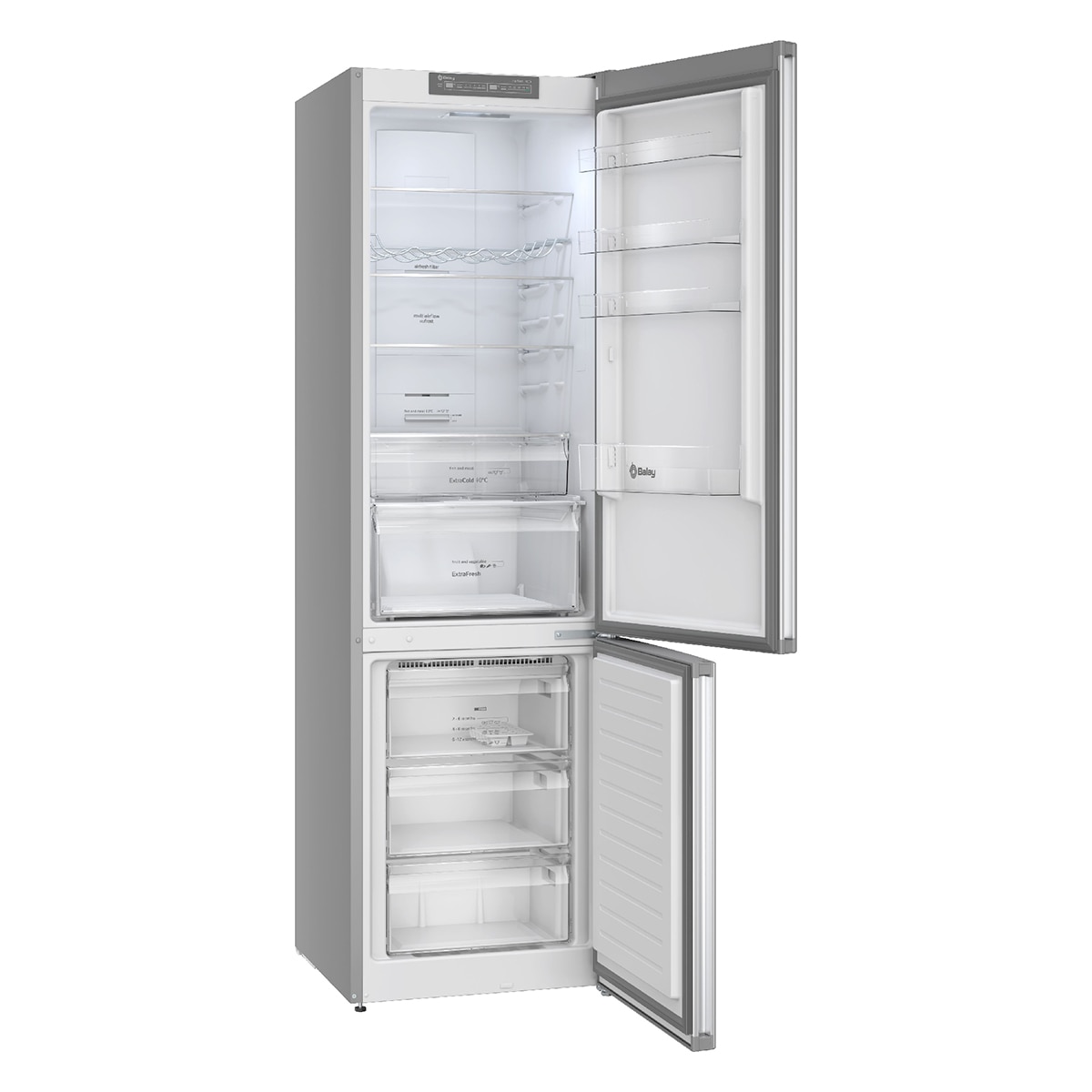 Frigorífico combi Balay Total NoFrost - 3KFD753XI Acero antihuellas-2