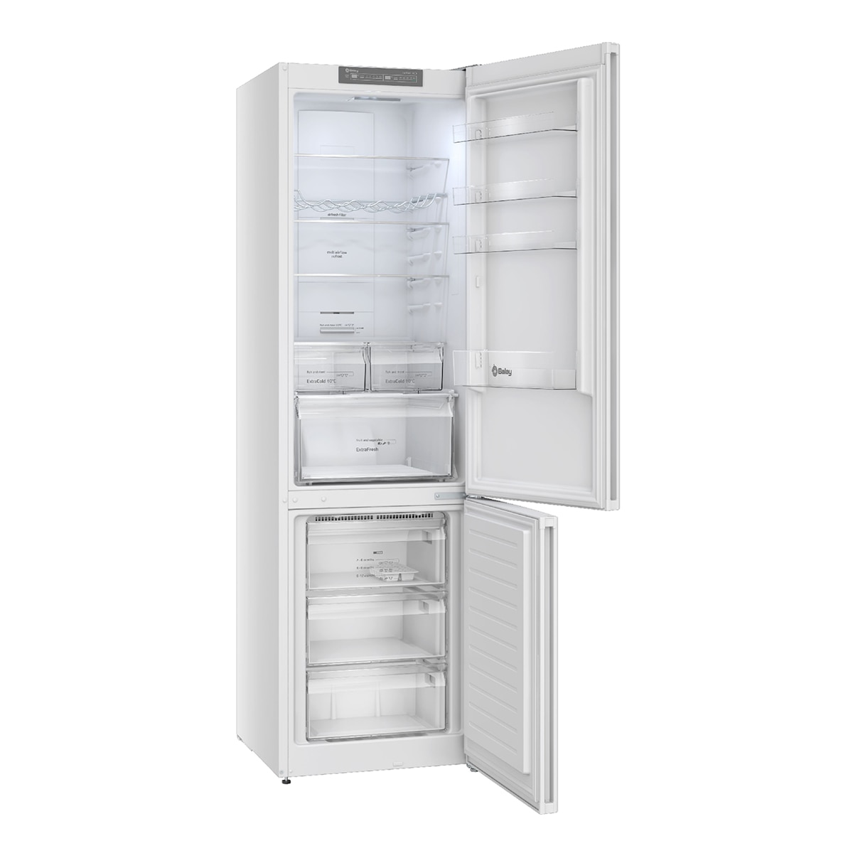 Frigorífico combi Balay Total NoFrost - 3KFE753WI Blanco-2
