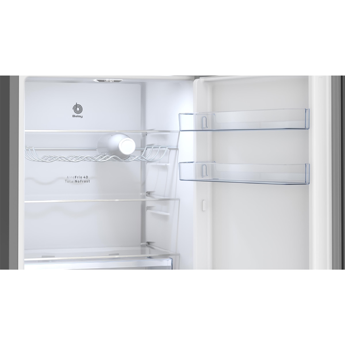 Frigorífico combi Balay Serie Cristal Total NoFrost - 3KFD655NI Cristal negro-4