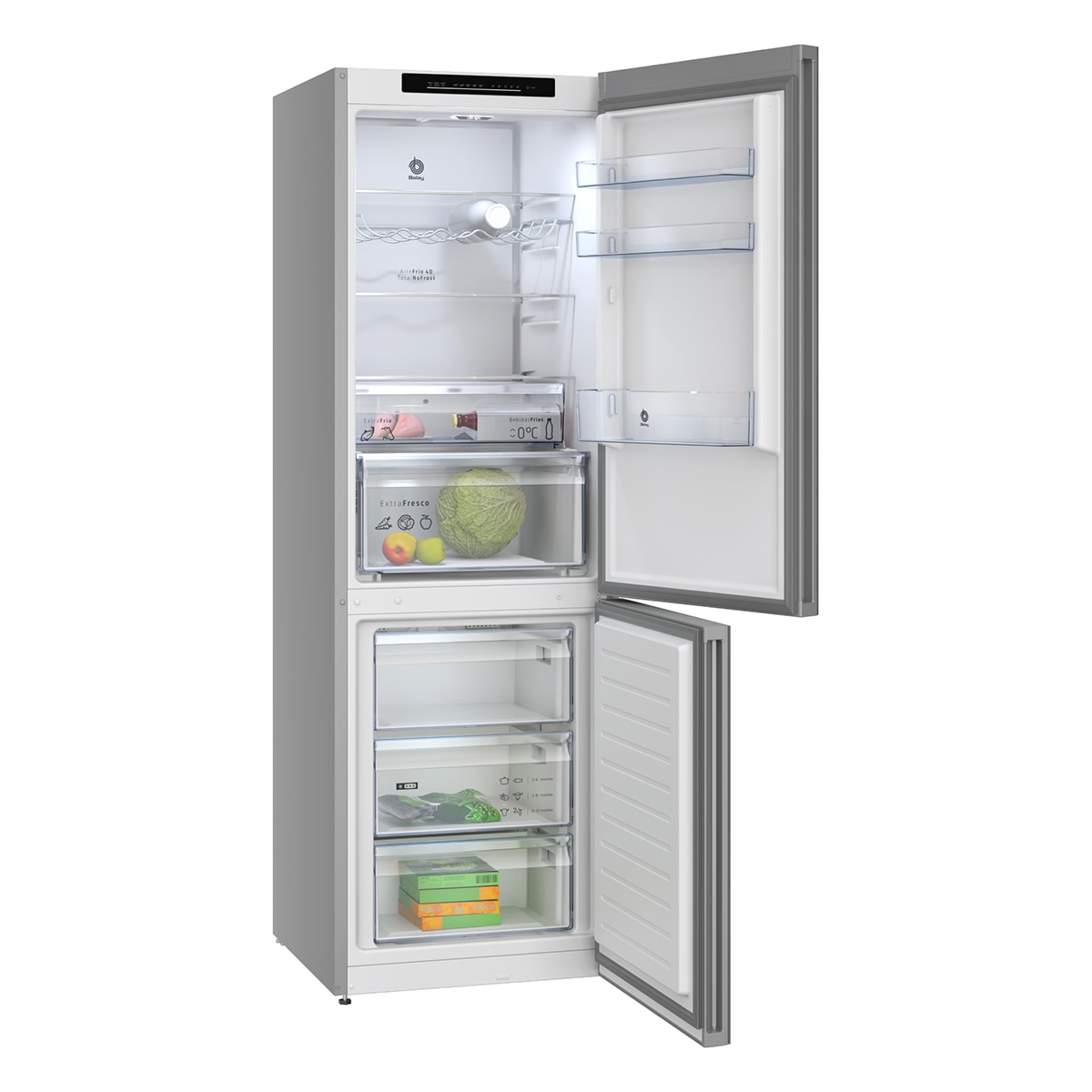 Frigorífico combi Balay Serie Cristal Total NoFrost - 3KFD655BI Cristal blanco-2