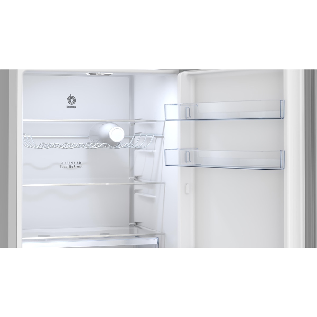 Frigorífico combi Balay Serie Cristal Total NoFrost - 3KFD655BI Cristal blanco-4