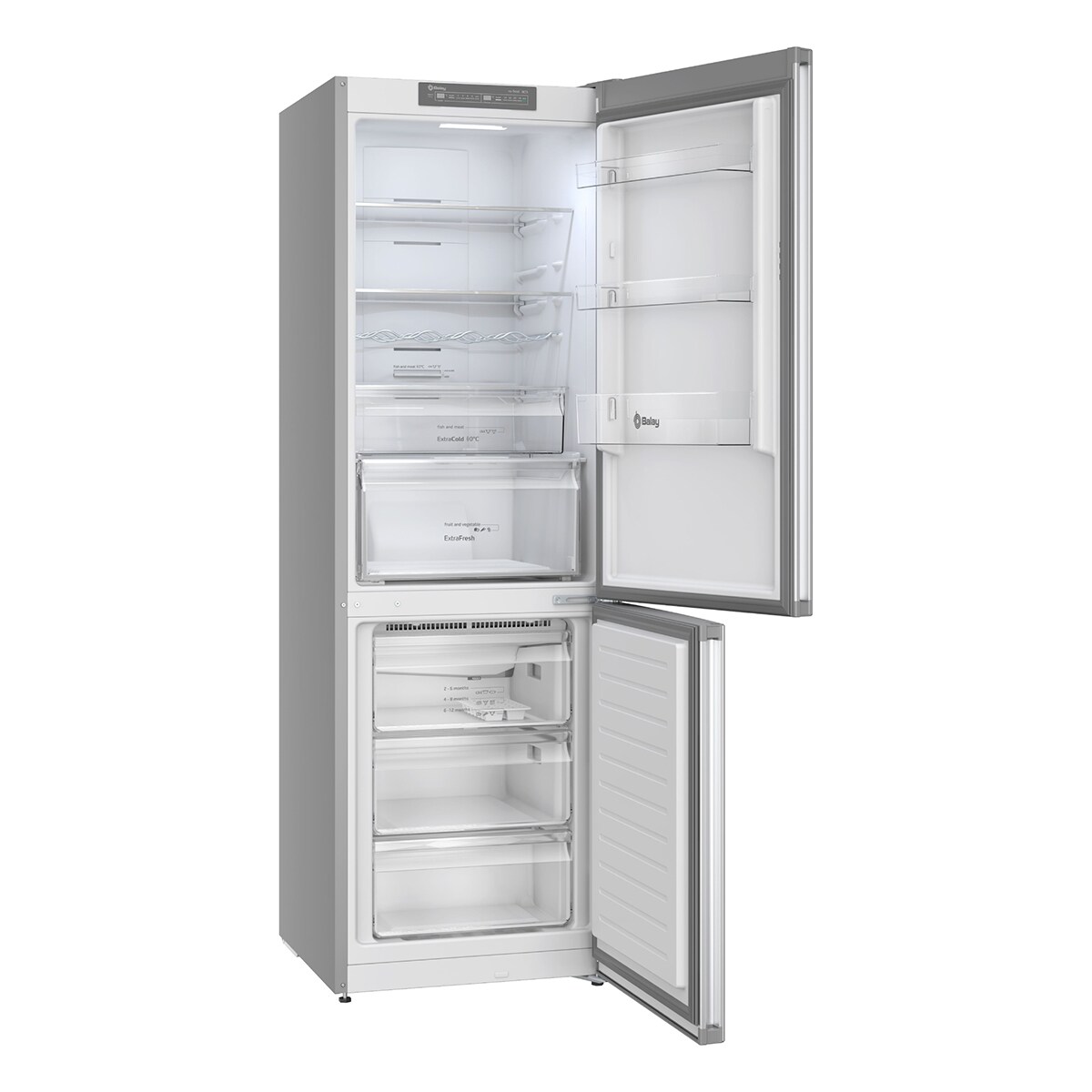 Frigorífico combi Balay Total NoFrost - 3KFD553XI Acero antihuellas-2