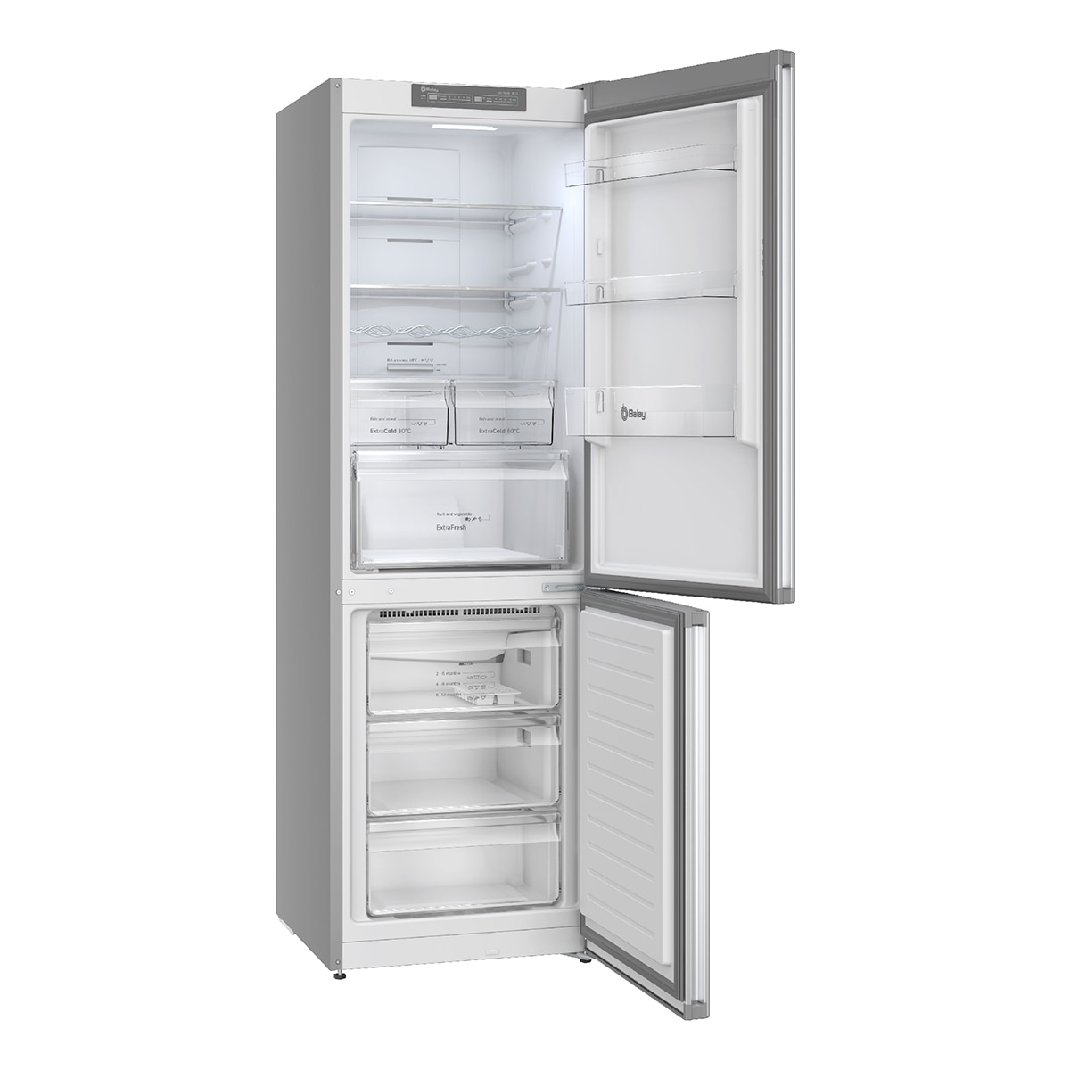 Frigorífico combi Balay Total NoFrost - 3KFE553XI Acero antihuellas-2
