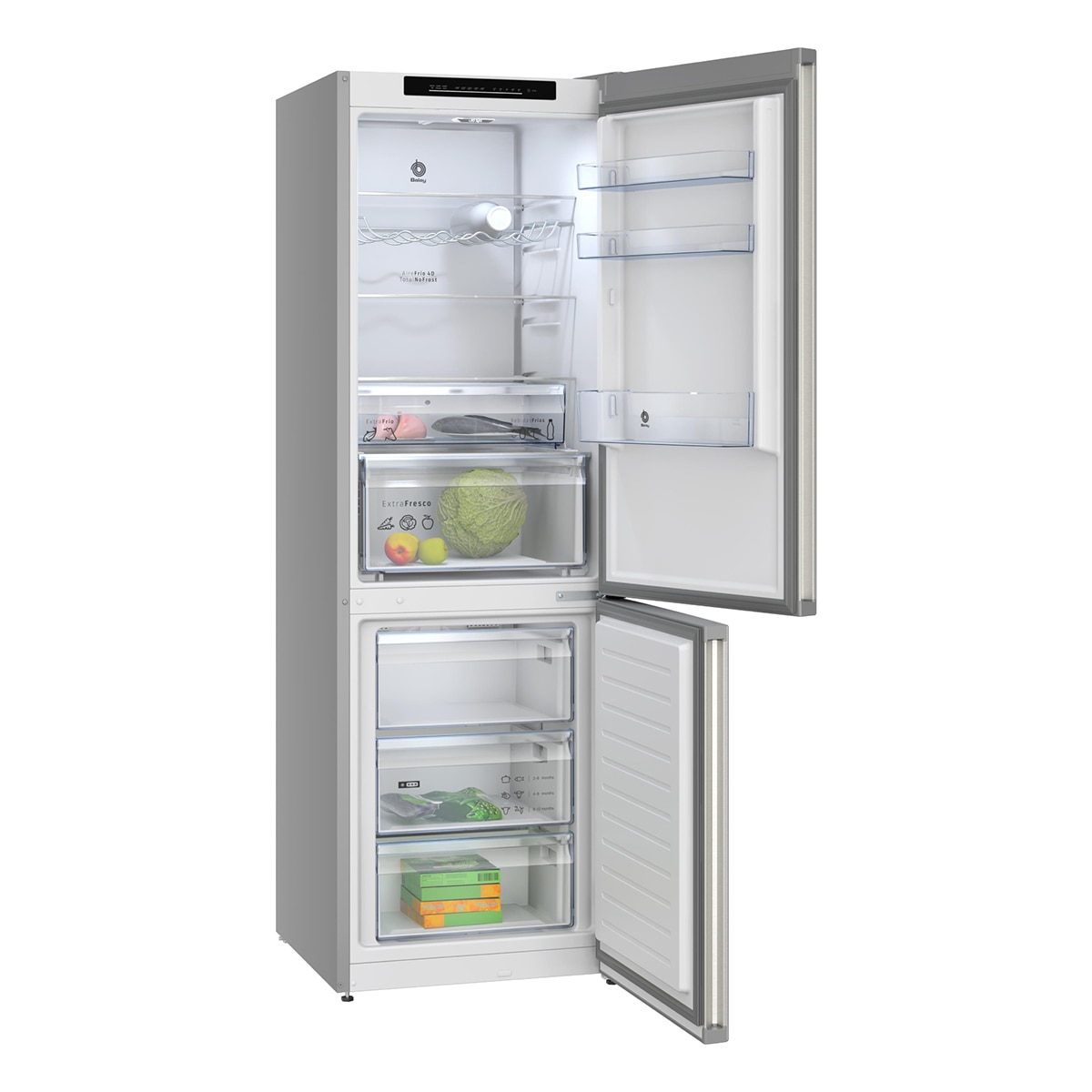 Frigorífico combi Balay Total NoFrost - 3KFC653XI Acero antihuellas-2