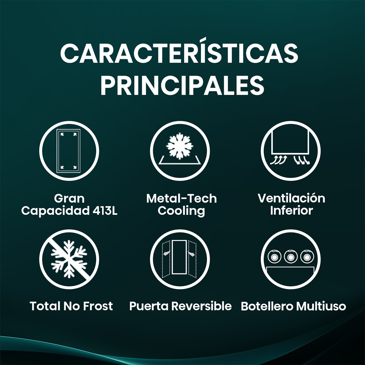 Frigorífico Combi Hisense , Total No Frost - RB5P410SACA Inox-3