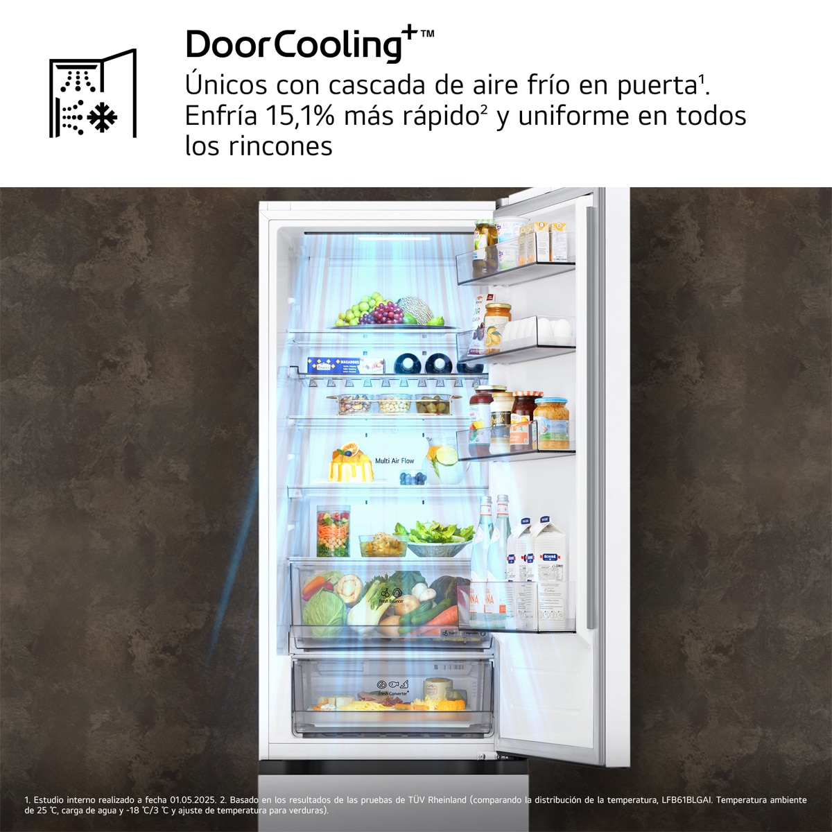 Frigorífico Combi LG DoorCooling+, 2,03m,Serie 300 - GBBS322CSW Blanco-7