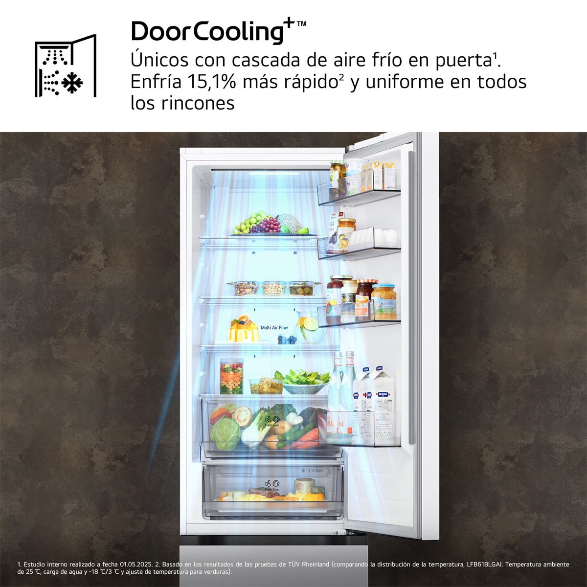 Frigorífico Combi LG DoorCooling+,  Serie 200 - GBBSJ20ESW Blanco-6