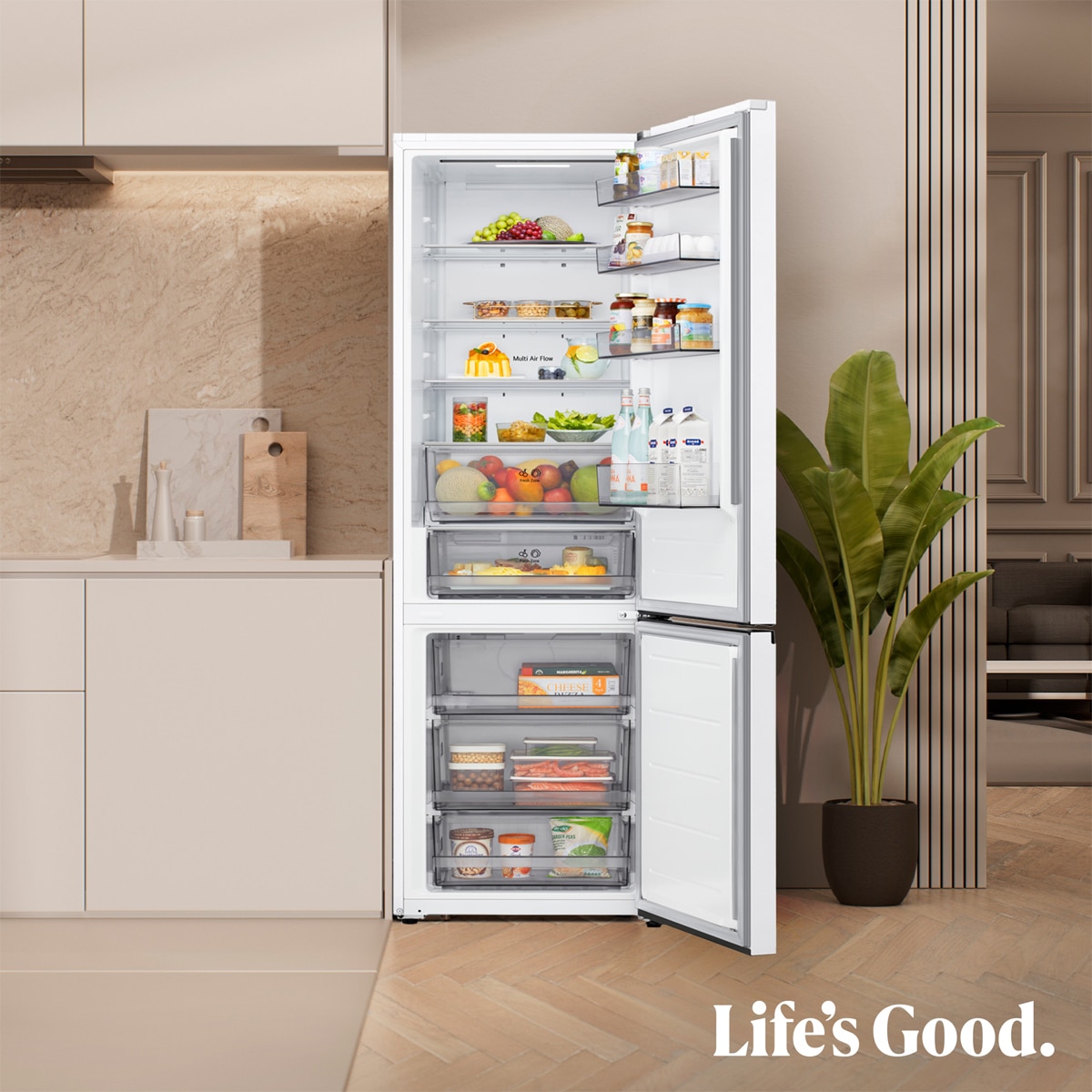 Frigorífico Combi LG DoorCooling+,  Serie 200 - GBBSJ20ESW Blanco-15