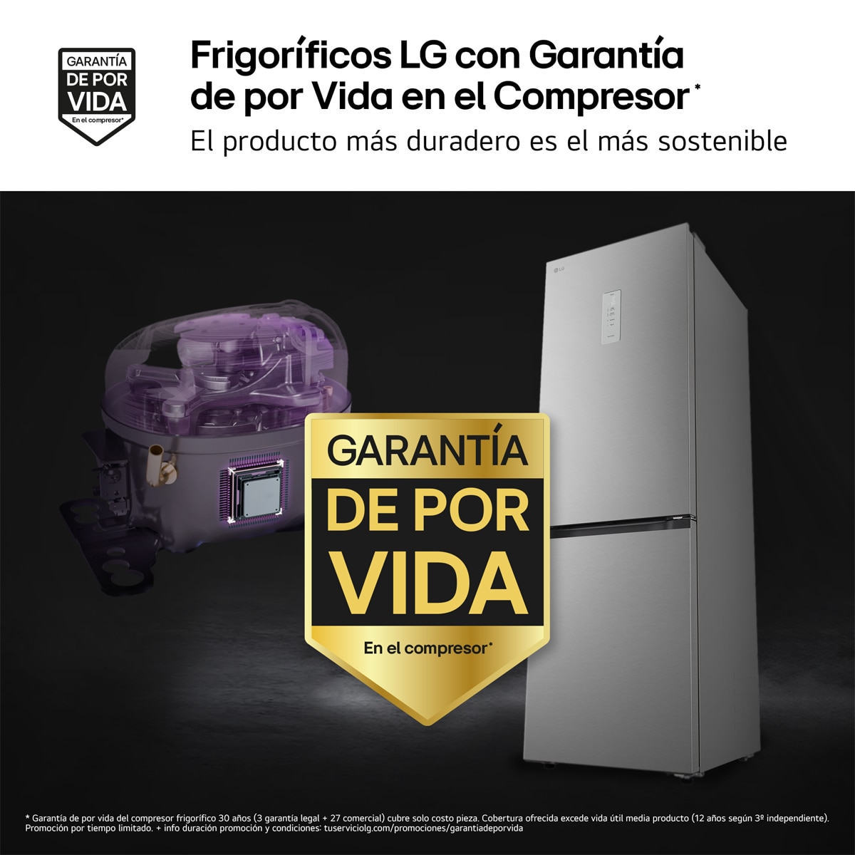 Frigorífico Combi LG DoorCooling+, 1.86m , Serie 200 - GBBSJ11EPY Acero antihuellas-4