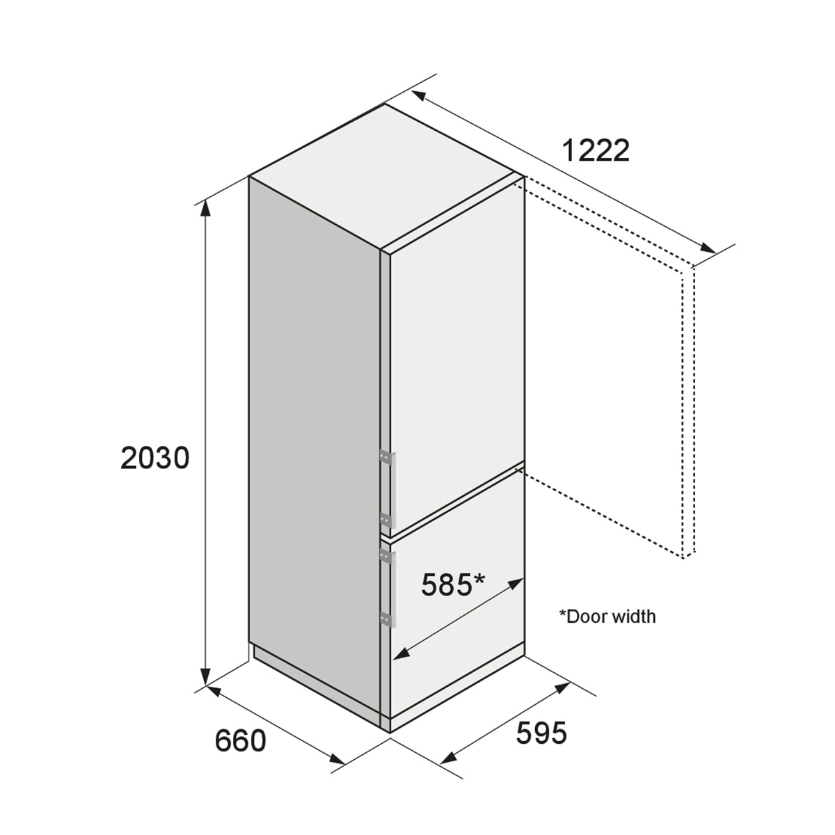 Frigorífico combi Asko, Congelador No Frost - RFC226RNBS1 Acero Inox-3
