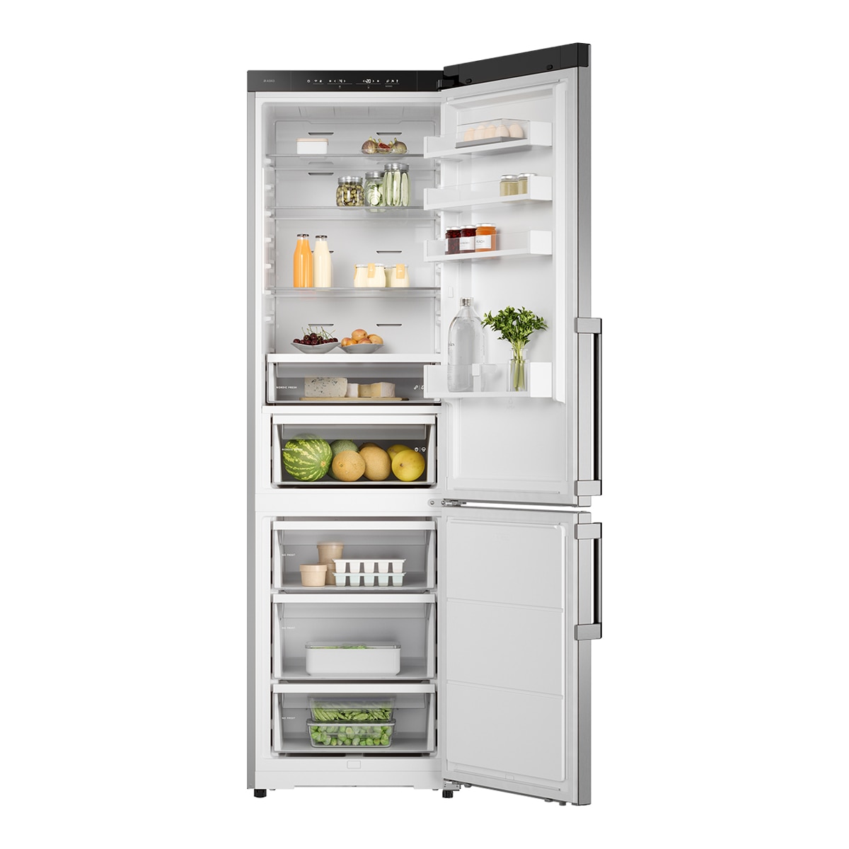 Frigorífico combi Asko, Congelador No Frost - RFC226RNBS1 Acero Inox-6