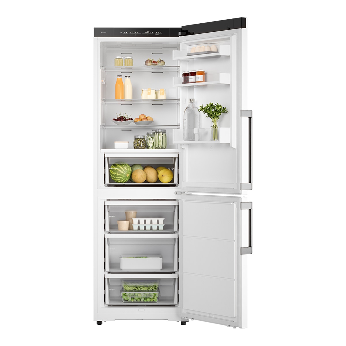 Frigorífico Combinado Asko RFC286KNBW1 Congelador No Frost de 185 cm - Branco Branco-5