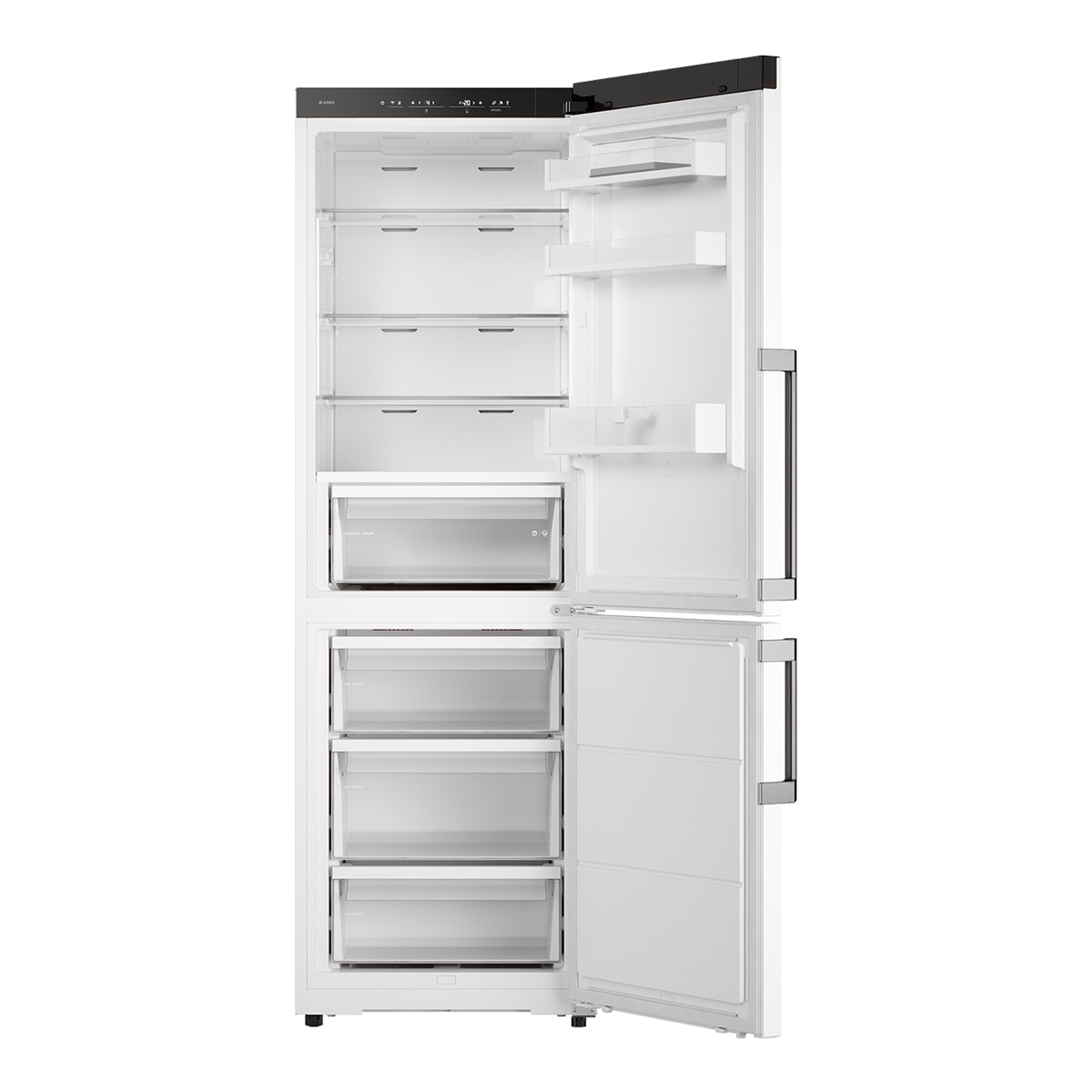 Frigorífico Combinado Asko RFC286KNBW1 Congelador No Frost de 185 cm - Branco Branco-6