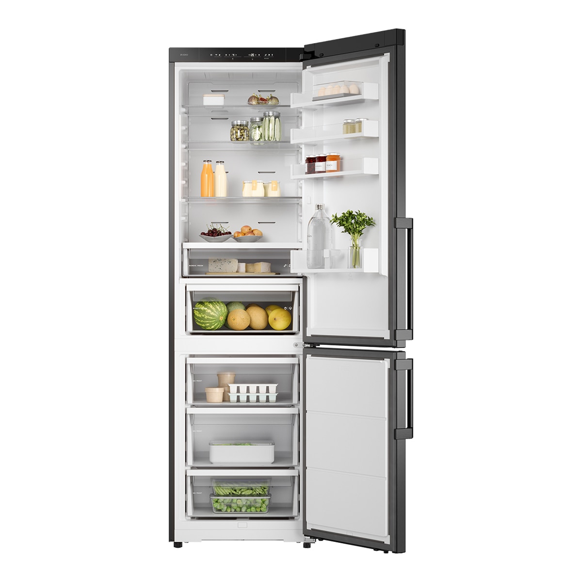 Frigorífico combi Asko, Congelador No Frost - RFC226RNBB1 Acero negro-5