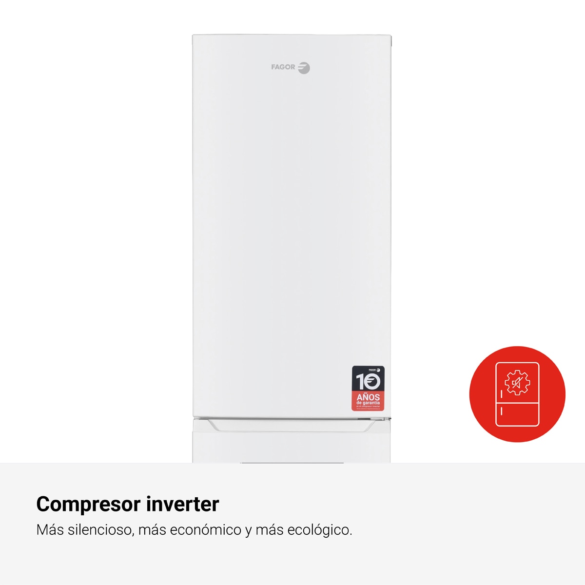Frigorífico Combinado Fagor 3FFK-6637 Classic Total No Frost 186 cm - Branco Branco-5