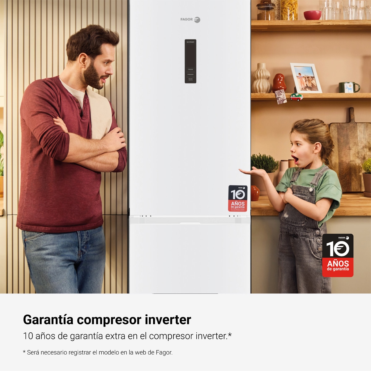 Frigorífico combi Fagor Master Total No Frost, Compresor Inverter - 3FFK-6677 Blanco-4