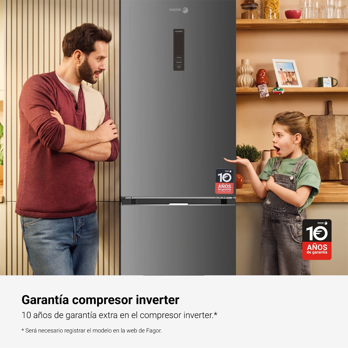 Frigorífico combi Fagor Master Total No Frost, Compresor Inverter - 3FFK-6677X Inox-4