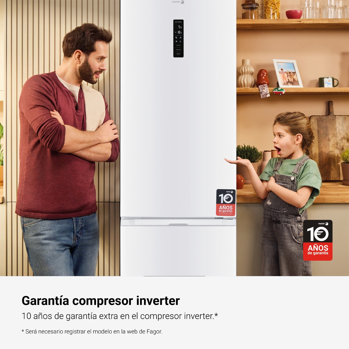 Frigorífico combi Fagor Master Total No Frost, Compresor Inverter - 3FFK-6877 Blanco-4