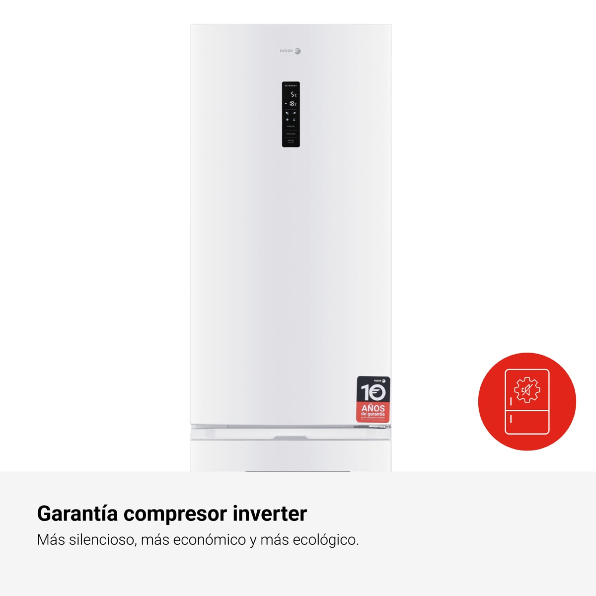 Frigorífico combi Fagor Master Total No Frost, Compresor Inverter - 3FFK-6877 Blanco-5