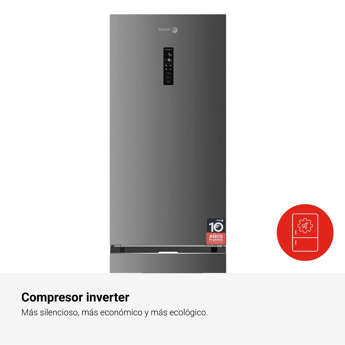 Frigorífico combi Fagor Master Total No Frost, Compresor Inverter - 3FFK-6877X Inox-5