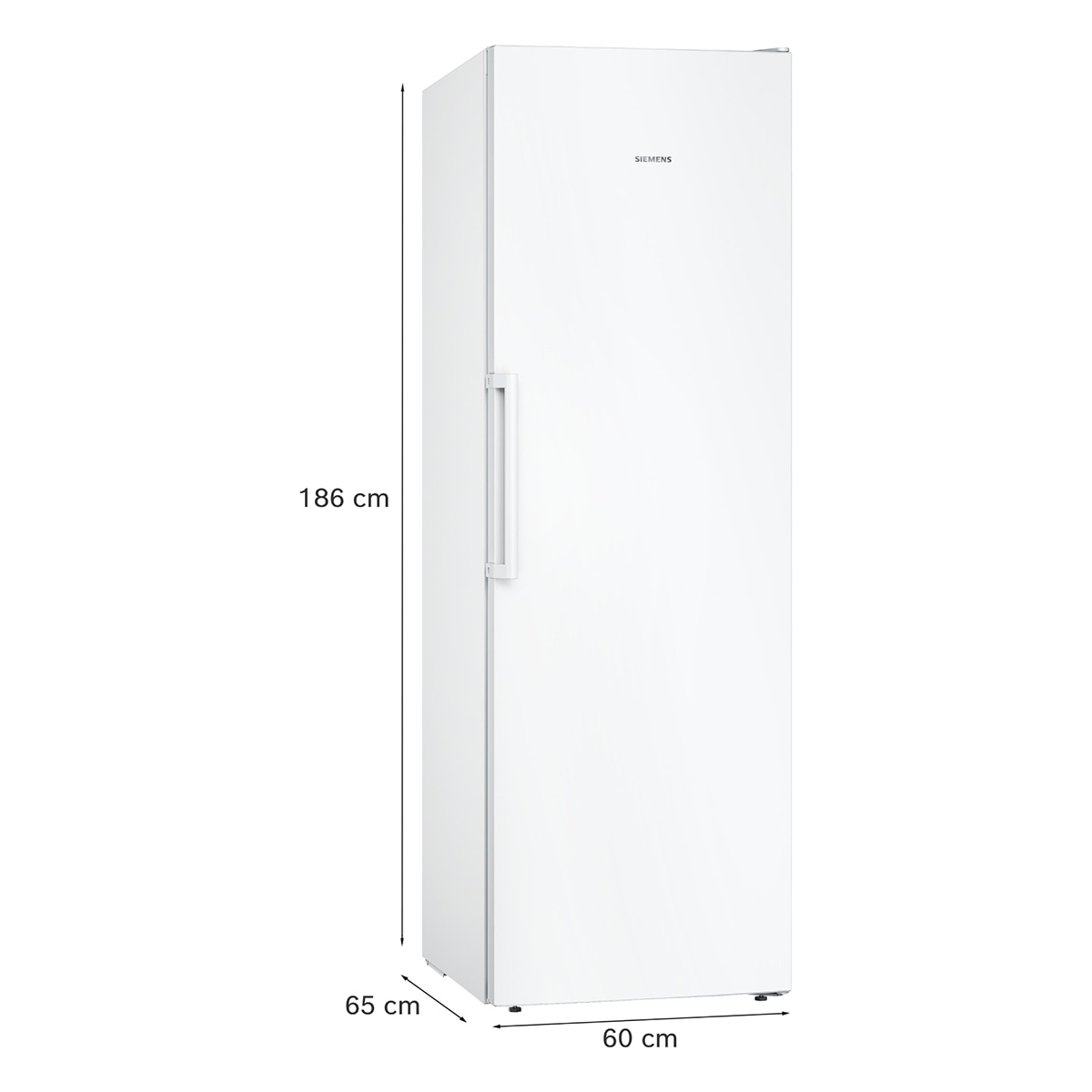 Congelador 1 puerta Siemens iQ300, Total NoFrost - GS36NVWEV Blanco-2