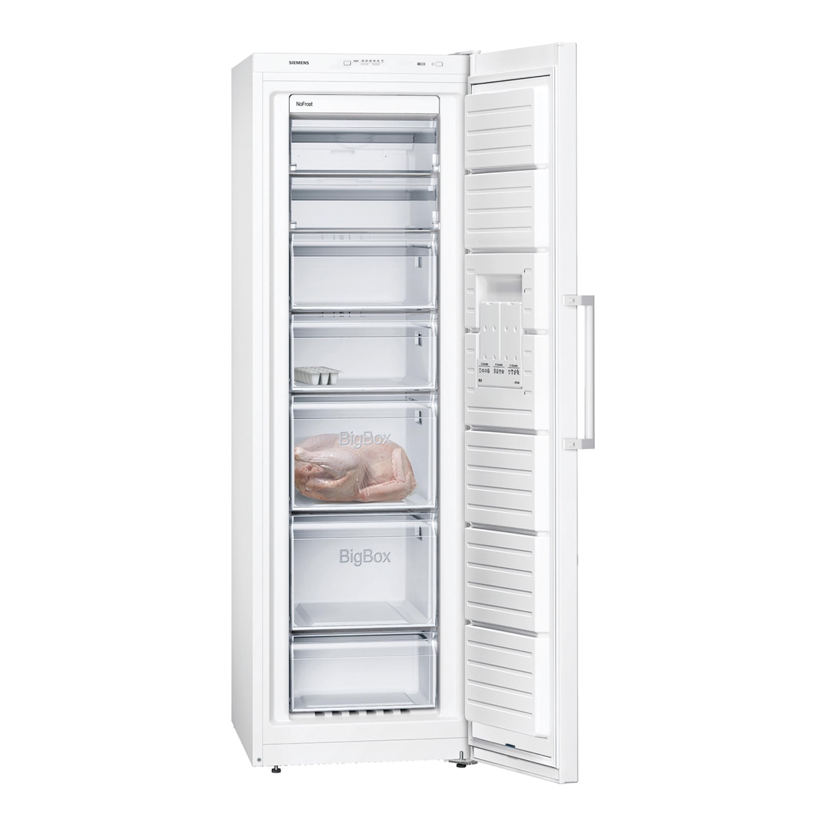 Congelador 1 puerta Siemens iQ300, Total NoFrost - GS36NVWEV Blanco-3