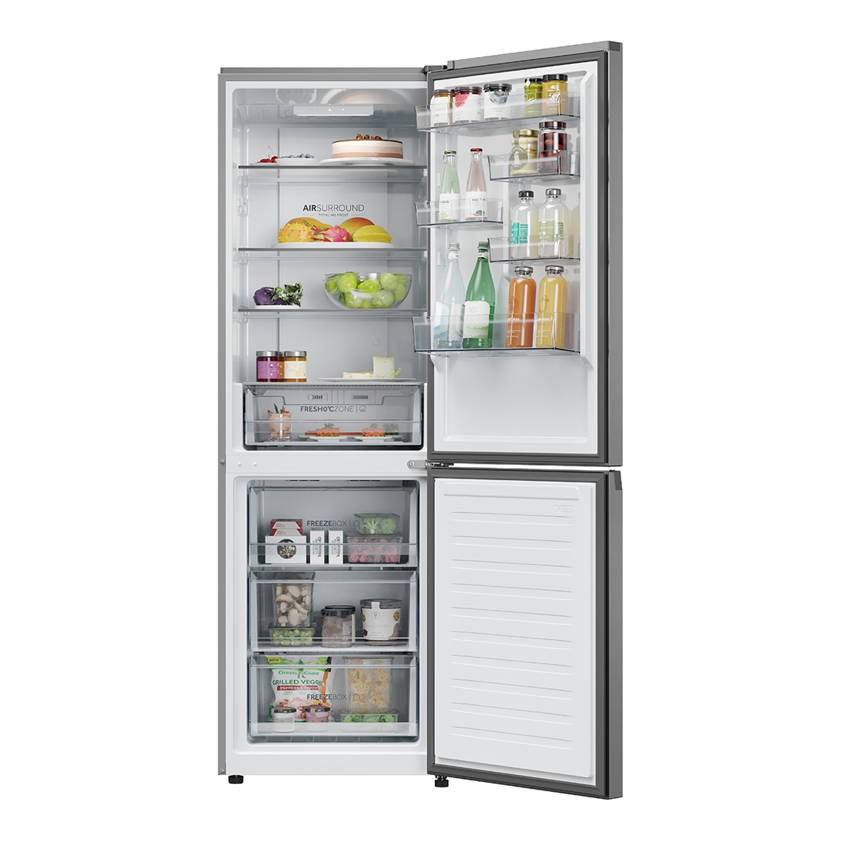 Frigorífico Combi Haier Total No Frost 2D 60 Series 1 PRO - HDPR1618CNPK Inox-2