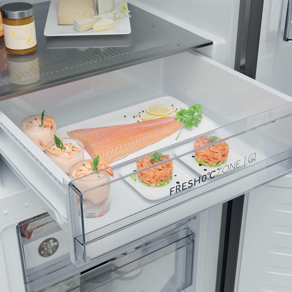Frigorífico Combi Haier Total No Frost 2D 60 Series 1 PRO - HDPR1618CNPK Inox-4