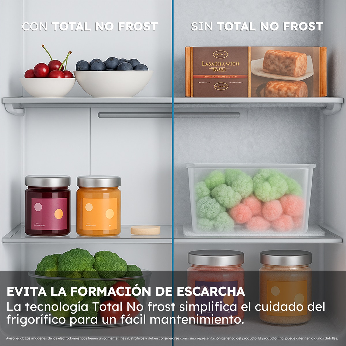 Frigorífico Combi Haier Total No Frost 3D 60 Series 5 - HTW5618DNPW Blanco-6