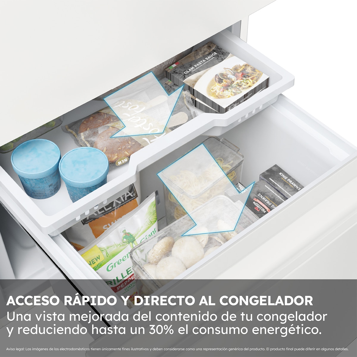 Frigorífico Combi Haier Total No Frost 3D 60 Series 5 - HTW5618DNPW Blanco-13