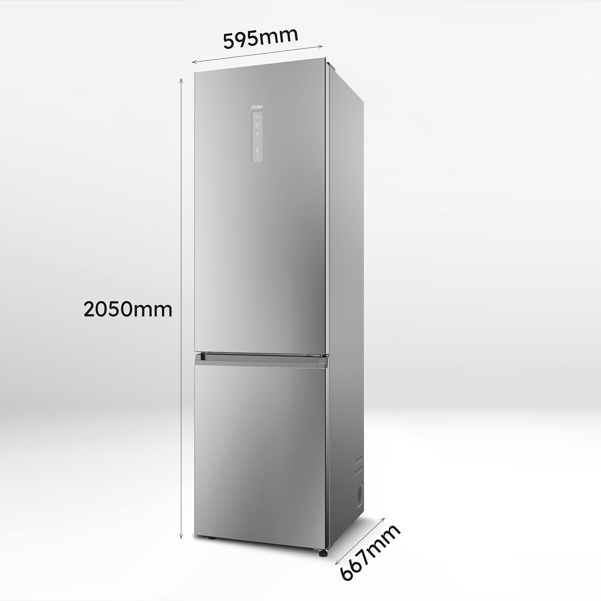 Frigorífico Combi Haier Total No Frost 2D 60 Series 5 Pro - HDPW5620ANPK Inox-2