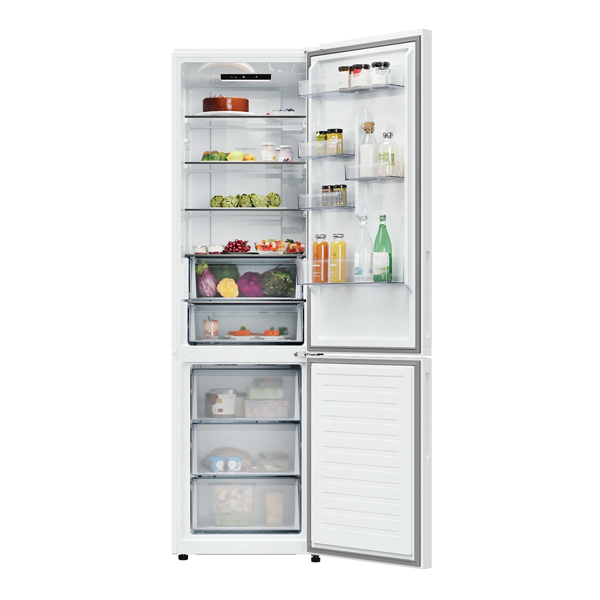 Frigorífico Combi Candy Total No Frost Fresco 300 - CNCQ2T620CW Blanco-3