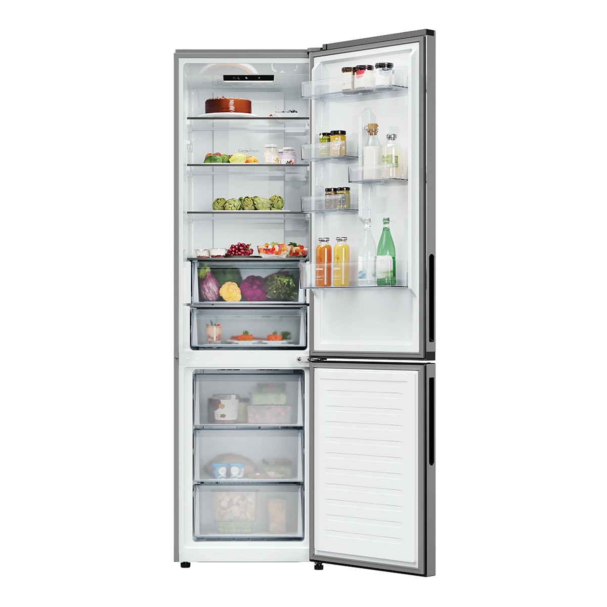 Frigorífico Combi Candy Total No Frost Fresco 300 - CNCQ2T620CX Inox-2
