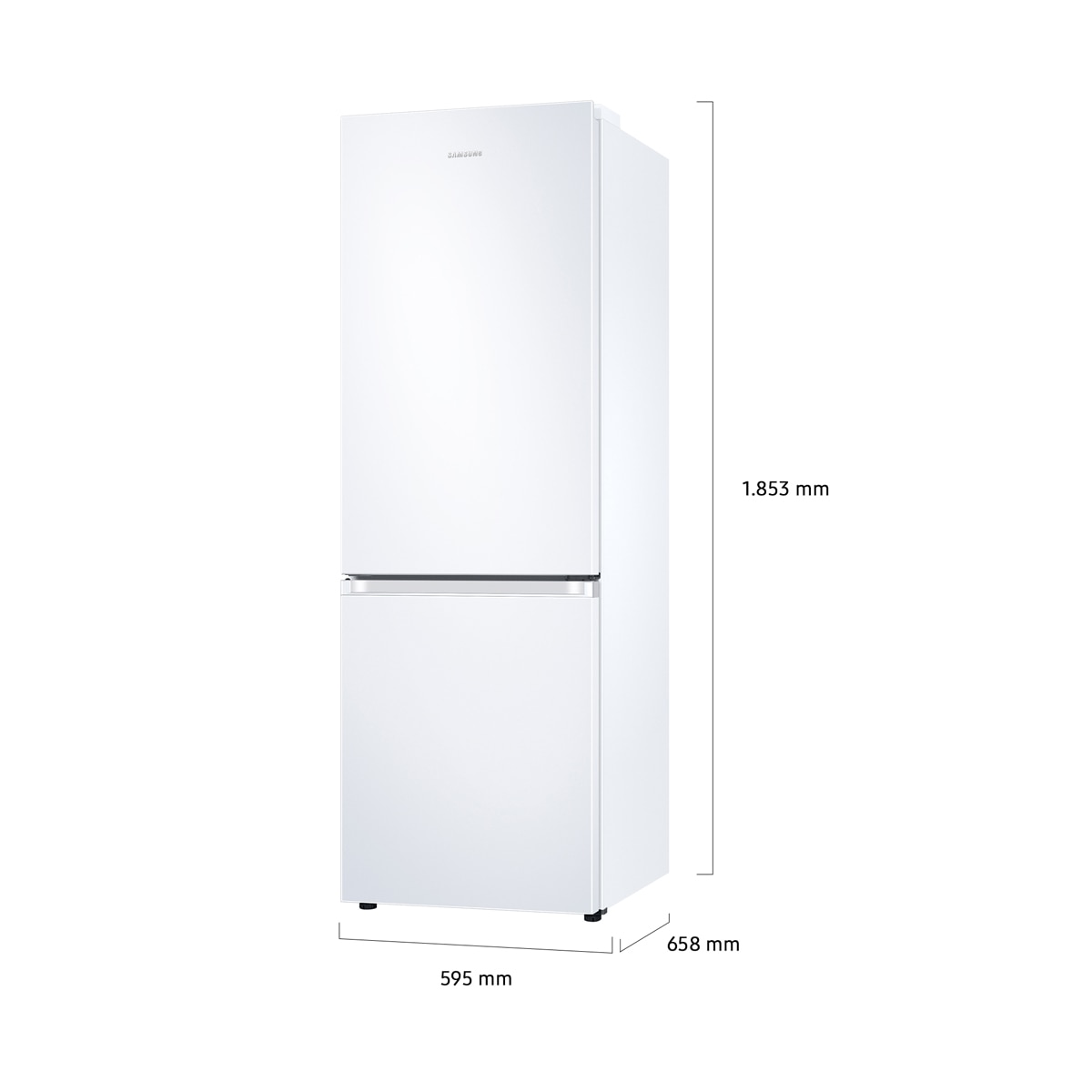 Frigorífico Combi Samsung AI 185 cm Balda botellero 344 L - RB34C605CWW/EF Blanco-3