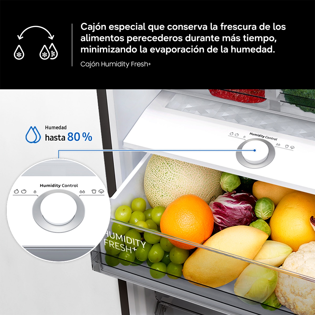 Frigorífico Combi Samsung AI 185 cm Balda botellero 344 L - RB34C605CWW/EF Blanco-10