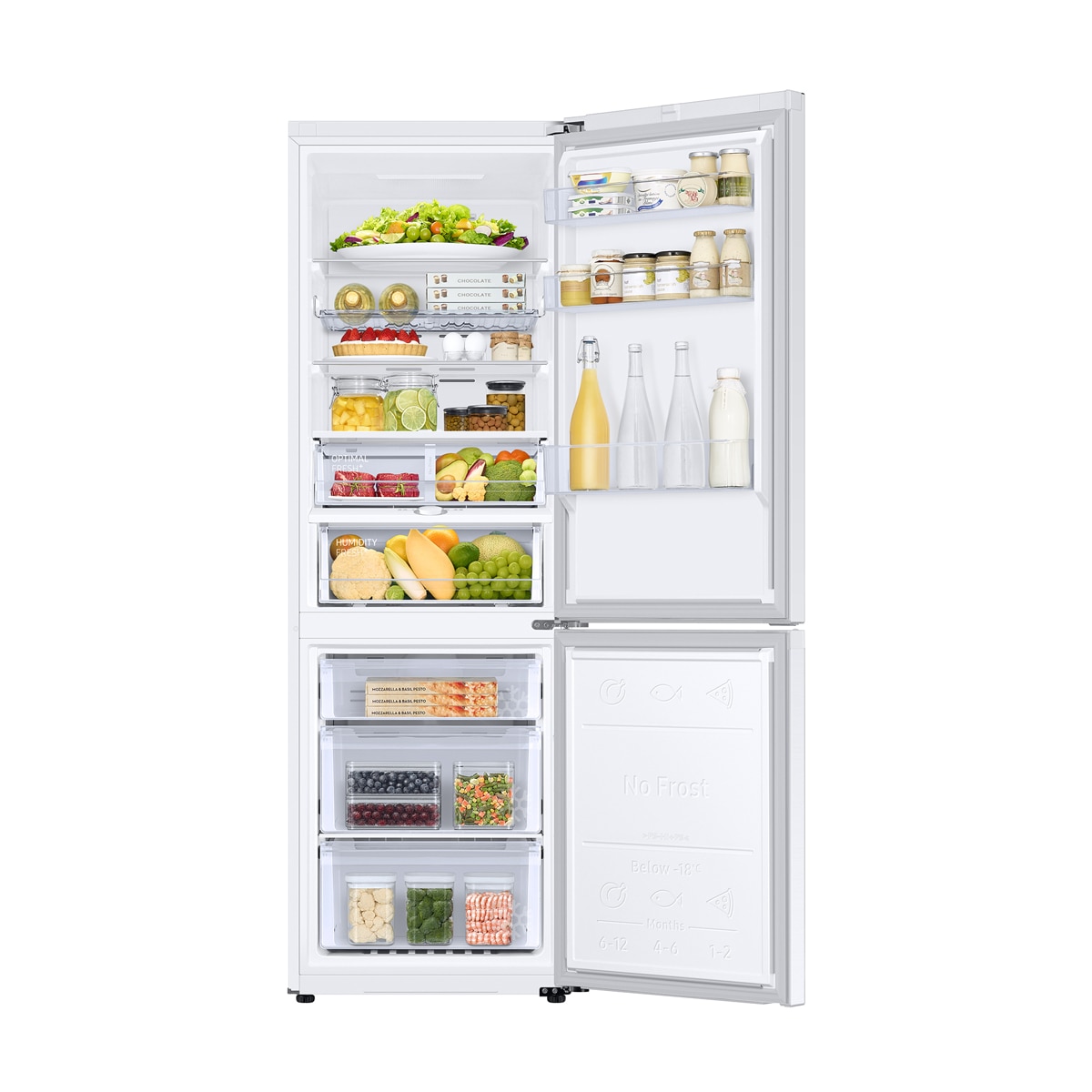 Frigorífico Combi Samsung AI 185 cm Balda botellero 344 L - RB34C605CWW/EF Blanco-11