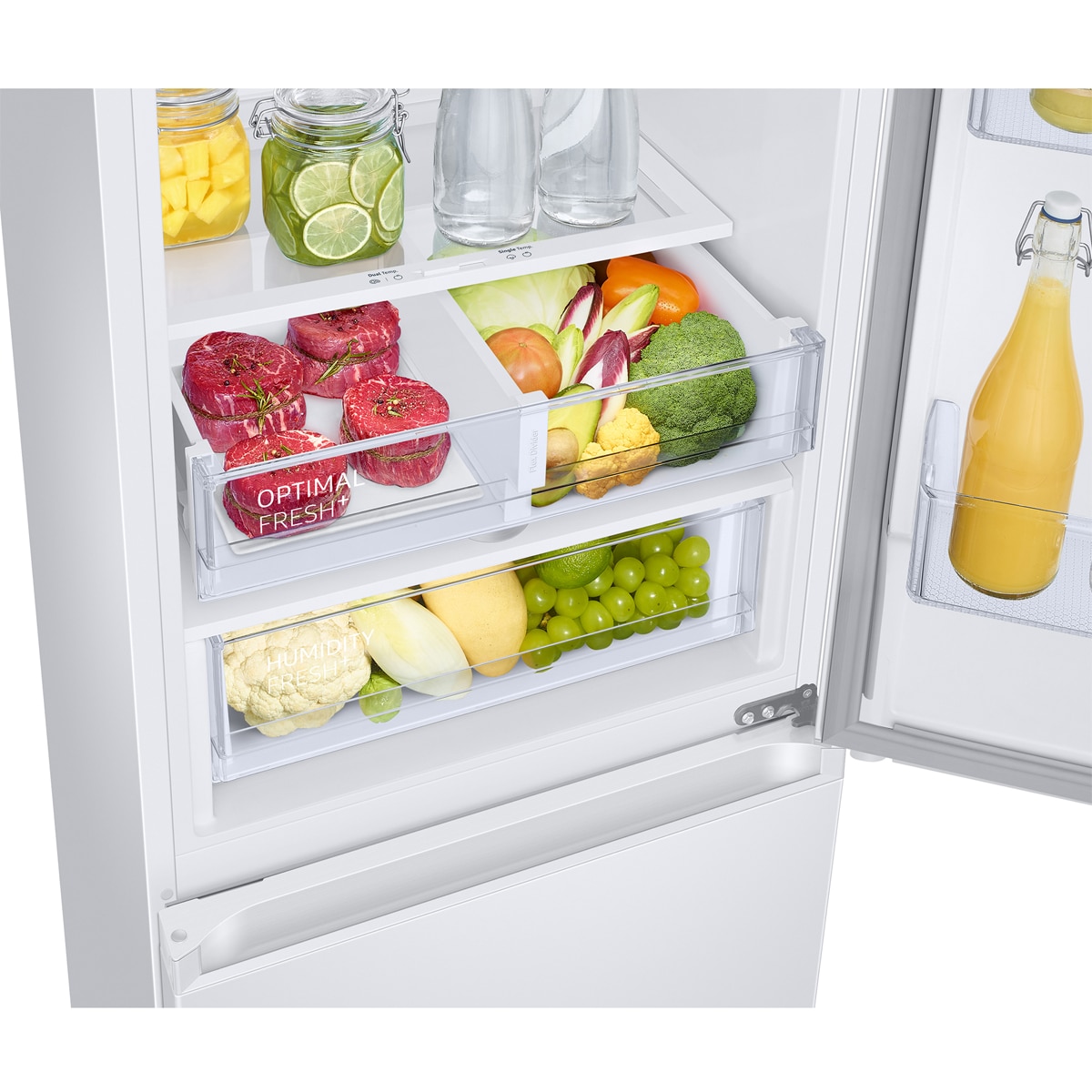 Frigorífico Combi Samsung AI 185 cm Balda botellero 344 L - RB34C605CWW/EF Blanco-12