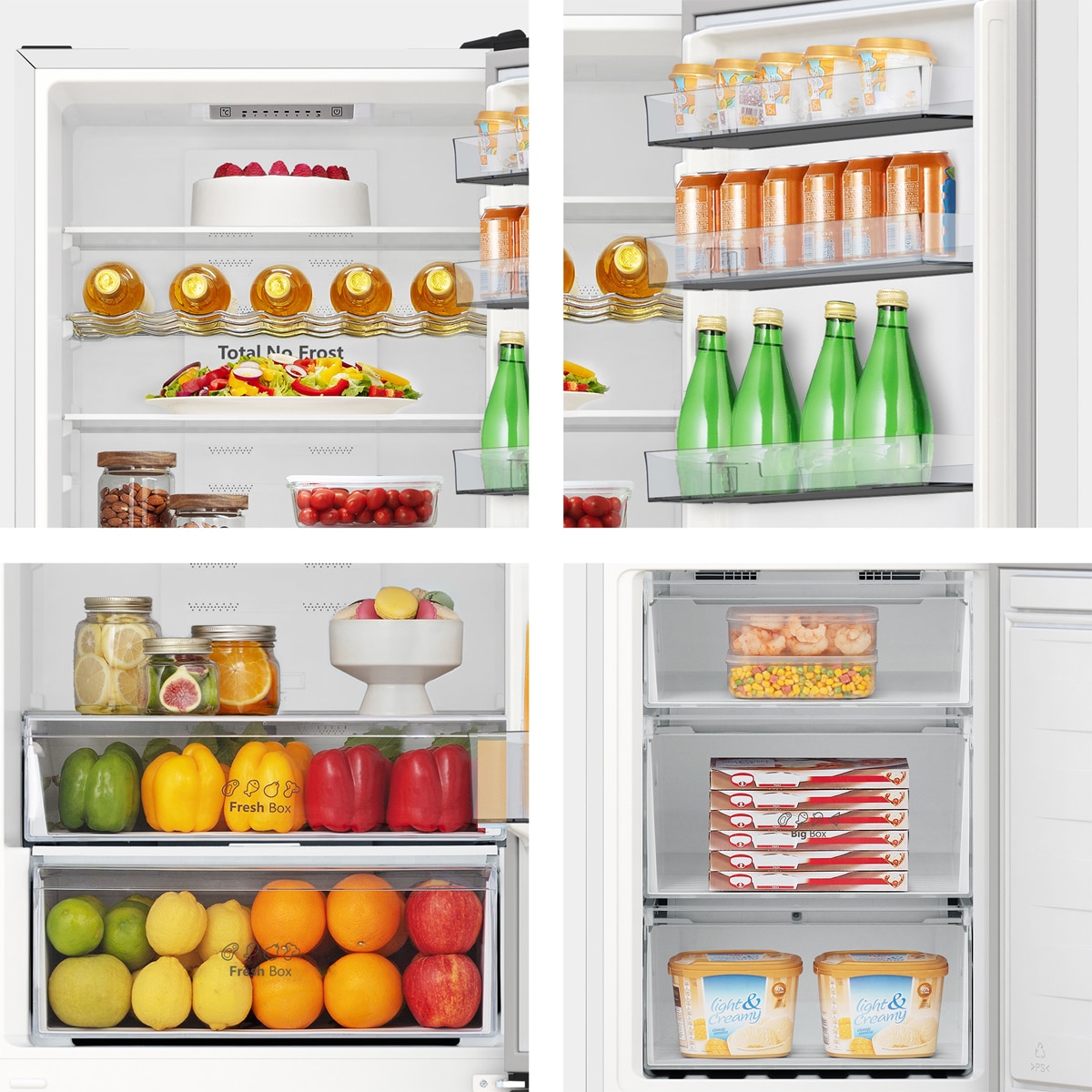 Frigorífico Combi Hisense, Total No Frost con Tecnología Inverter - RB440N4AWA Blanco-12
