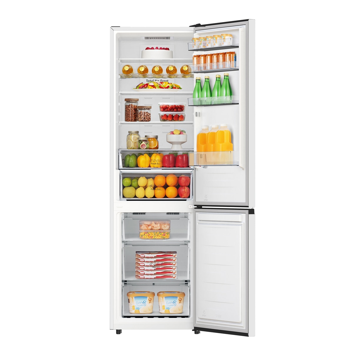Frigorífico Combi Hisense, Total No Frost con Tecnología Inverter - RB440N4AWA Blanco-13