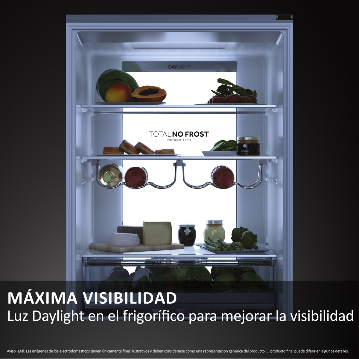 Frigorífico Combi Haier No Frost 3D 70 Series 7 - HTW7720CNMM 6