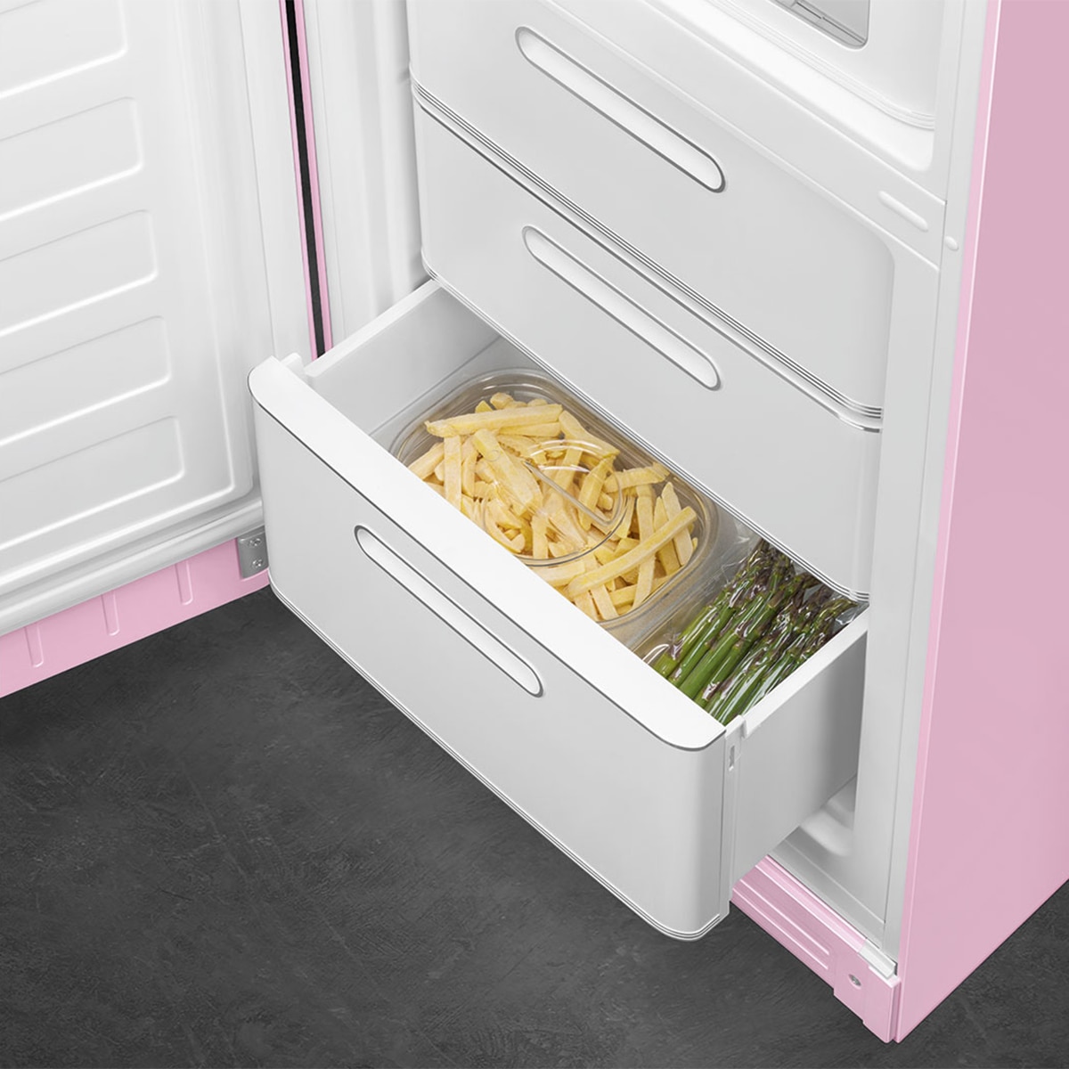 Frigorífico Combi Smeg 50 Style No Frost - FAB32LPK6 Rosa-10