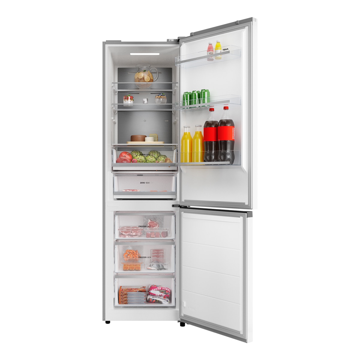 Frigorífico Combi TekaTotal No Frost, AirFlow - RBF 68670 Blanco-4
